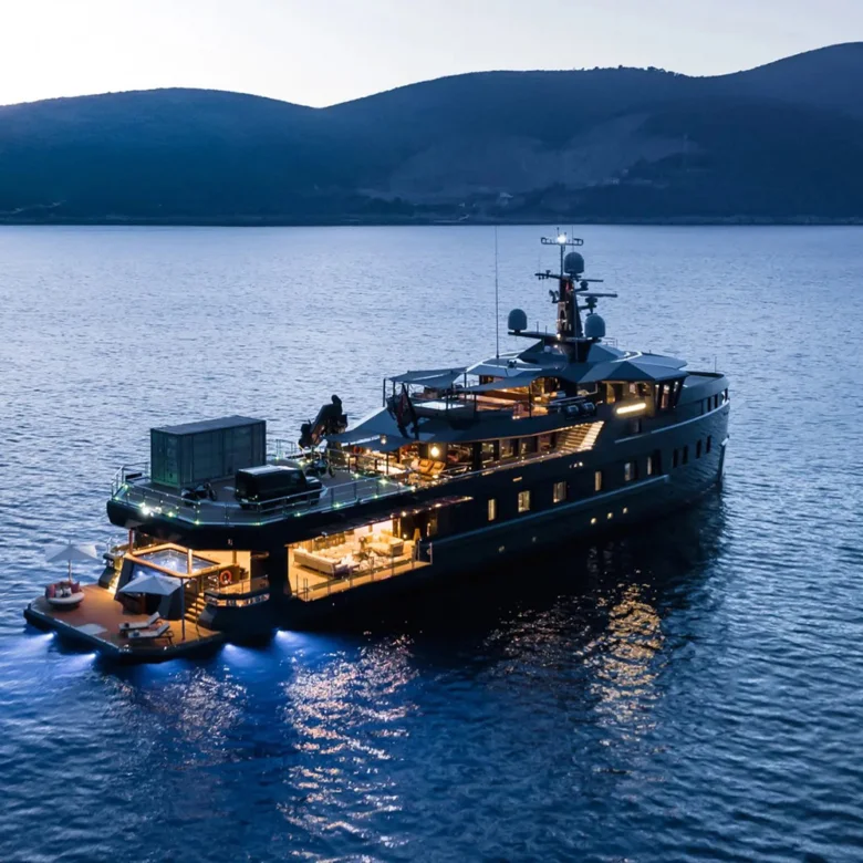 The Ultimate Pink Shadow Damen Yacht Charter Experience